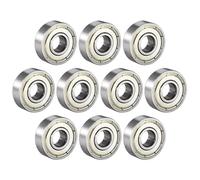 Rodamientos de bolas de ranura profunda ZZ 2RS (10 unidades) 603 604 605 606 607 608 609 626 627 628 629(ABEC-1_629 9X26X8)