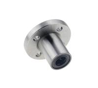 Rodamientos de bolas lineales de brida, 2 unids/lote LMF10LUU LM8LUU LM6UU LM12UU LM8UU LM16UU LM20UU LM25UU Piezas de rodamiento de 10 mm for varilla de impresora 3D(LMF10LUU)