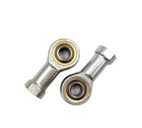 Rodamientos de bolas ojo de pez, rodamiento de extremo de varilla, SI5 6 8 12 14 16 18 20 22 25 28 30TK, junta SIL5 30TK, 1 pieza(SILVER SI,10TK)