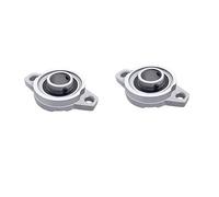 Rodamientos de brida de aleación de zinc autoalineados cojinetes de bloque de almohada para maquinaria KFL Series Transveyor Systems KFL000 (10 mm), 2 unidades