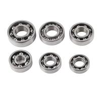 Rodamientos de Caja de Cambios de transmisión, 6 uds., compatibles con GY6 50 80cc Scooter GY6 125cc 150cc 4 Tiempos 152QMI 157QMJ ATV ciclomotor Scooter