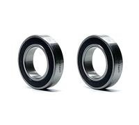 Rodamientos de cartucho 6903 2RS, tamaño 17 x 30 x 7 mm, acero cromado sellado con grasa, rodamiento de bolas completo 6903 para cubos de bicicleta pivotante, (paquete de 2 unidades)