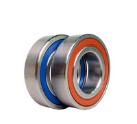 Rodamientos de contacto angular sellados 7004 7004C 2RZ P4 DT 20x42x12 20x42x24, rodamientos de velocidad for husillo CNC ABEC-7 (1 unidad)(DB)