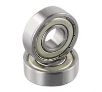 Rodamientos de cubo de rueda de bicicleta 6000ZZ y 6000-2RS 10 x 26 x 8 mm, paquete de dos para uso con motocicletas y ciclomotores de 47 cc y 49 cc (6000-2RS)