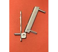 Rodamientos de esquina Roto de la serie NT y Centro/cojinete de reparación/cinta de esquina para ventanas de madera y ventanas de plástico/piñón de 70 mm (plata)