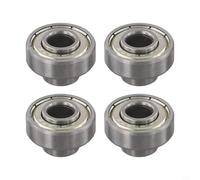 Rodamientos de polea para máquina de remo con diseño convexo para mayor eficiencia, paquete de cuatro para uso en fitness