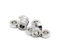 Rodamientos de ranura profunda de acero inoxidable SMR105ZZ de 5 x 10 x 4 mm (2 unidades)(2Pcs S6800ZZ 10X20X5)