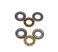 Rodamientos de ranura profunda, Rodamientos rígidos de bolas axiales y de empuje, 5 piezas, varios tamaños(F2.5-6M)