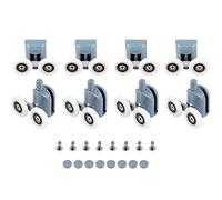 Rodamientos dobles para mamparas de ducha, 25 mm de diámetro, piezas de repuesto para ruedas de baño, 8 unidades, CY-903AB (23mm)