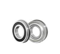 Rodamientos, F6700ZZ F6701-2RS F6702ZZ 2RS F6703ZZ F6704ZZ F6705ZZ 5/10PCS Rodamiento de brida Rodamientos bolas con bridas ranura profunda doble blindaje 1 Uds(5PCS,F6700-2RS 10x15x4mm)