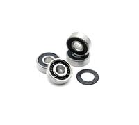 Rodamientos híbridos de cerámica de acero ABEC-7, 2 piezas 689RS, 9 x 17 x 5 mm, sellados con caucho