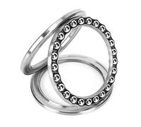 Rodamientos industriales de tamaño pequeño, accesorios de bolas de empuje axial, gran mano de obra Gran capacidad de carga para rodamientos de bolas de empuje 51116 Rodamiento