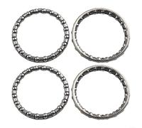 Rodamientos Jaula Bici 40mm para acero 4 para uds Ciclismo Rodamientos | para acero , jaula para preciso, ideal reparación, compatible cabeza para dirección, ciclismo ruta