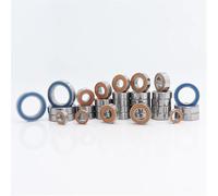 Rodamientos, Kit de rodamientos bolas, modelo sellados color, selección 34 piezas