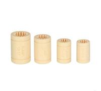 Rodamientos lineales de plástico RJMP-01 C63A 8 mm 10 mm 12 mm RJ4JP-01-08 Eje de rodamiento de polímero de buje compatible con piezas de bricolaje de impresora 3D para sistemas lineales(MP08)