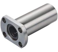 Rodamientos lineales de precisión LMH LUU Rodamiento lineal corte dos lados 4 piezas LMH6LUU LMH8LUU LMH10LUU LMH12LUU LMH13LUU montados en brida ovalada(LMH16LUU)