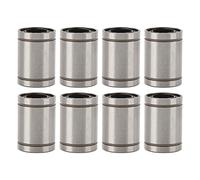 Rodamientos lineales LM12UU 12mm diámetro interior 21mm exterior 30mm largo - Alta precisión y baja fricción, acero aleado resistente, ideal para automatización industrial y