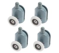 Rodamientos Mampara Ducha,Ruedas Mampara Ducha 4pcs-8pcs / set 23/25 / 27mm Puerta Roller Pop Up Pulley Wheels Rodamiento Deslizamiento Hardware Ducha Room Cabina Accesorios de cabina(4pcs down,25mm)