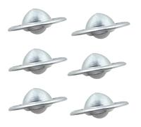 Rodamientos Rodillos Bolas Ruedas Muebles - Nailon Transferencia Servicio Pesado Ensamblados Equipaje Carro Deslizante Sistemas AlimentacióN Transportadores Espaciado Entre Orificios 31 Mm 6 Piezas