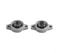 Rodamientos rómbicos del bloque del reborde de la serie 2PCS KFL con la vivienda durable de la aleación de aluminio del cinc, parte movible del acero del cromo para las máquinas de la comida (0003)