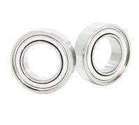 Rodamientos, S6700ZZ CB Rodamiento de sección delgada 10 * 15 4 mm ABEC-7 for rodamientos cerámicos híbridos acero inoxidable RC Carretes pesca 6700ZZ 2 piezas,Durabilidad mejorada
