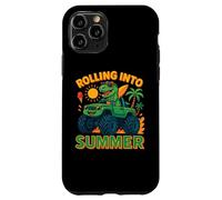 Rodando en verano dinosaurio Monster Truck Beach Kids 2025 Carcasa para iPhone 11 Pro