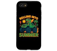 Rodando en verano dinosaurio Monster Truck Beach Kids 2025 Carcasa para iPhone SE (2020) / 7 / 8