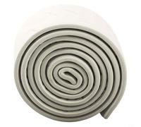 Rodapié con patrón de mármol de 1 cm de grosor, tira anticolisión para esquinas de pared, bordes de mesa, encimeras de cocina, decoración de tuberías de gas, autoadhesivo, textura blanca
