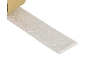 Rodapié de espuma de PVC para moldura de pared, decorativo 3D para borde de techo, tira de cornisa anticolisión, marco de puerta, cubierta impermeable para pared de sala de estar (B)