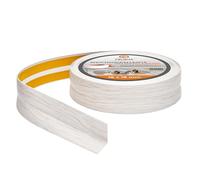 Rodapiés Flexible Autoadhesivo - 18 mm x 18 mm - Rodapié Plegable para Cocina, Baño - Cinta de sellado, Perfil PVC - Estanco, Decorativo (Abedul, 15m)