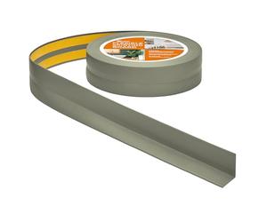 Rodapiés Flexible Autoadhesivo - 30 mm x 30 mm - Rodapié Plegable para Cocina, Baño - Cinta de sellado, Perfil PVC - Estanco, Decorativo (Verde oliva, 10m)
