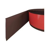 Rodapiés impermeables 1PC 1/2/3.0metersX8cm Trim Accessories PVC Skirting Line Edge Household Decoration Sticker Baño(Coffee color,2M)