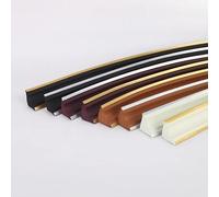 Rodapiés y molduras adhesivas 3D para paredes, Ajuste autoadhesivo de la esquina del PVC cuadrante for pared y el techo los 2M multicolores