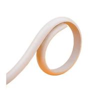 Rodapiés y molduras adhesivas 3D para paredes, Ajuste autoadhesivo del cuadrante de la cáscara y palillo for el 1CMx0.5CMx1M multicolor borde azulejo(White)