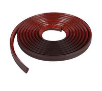 Rodapiés y molduras adhesivas 3D para paredes, Embellecedor de esquina pared autoadhesivo 5 metros Multicolor Múltiples tamaños(Wine Red,M)