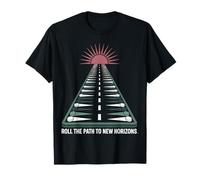 Rodar el Camino hacia New Horizons Backgammon Sunrise Design Camiseta