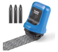 Rodat - Rodillo de tinta protector de identificación - Sello de rodillo de protección contra robo de identidad 【 Free3 tintas de recambio】
