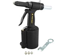 Rodcraft 8951074001 RC6700 Pistola para remachar | Para remaches ciegos de aluminio y cobre de 2,4 a 5 mm. Con contenedor de recogida
