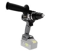Rodcraft RC9042 - Taladro de impacto inalámbrico de hasta 13 mm, 500-2000 rpm, luz LED, sin batería, sin cargador, en caja de cartón, con mango suave y mango lateral.