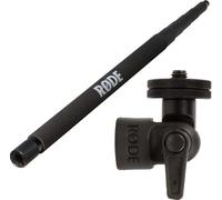 RODE BoomPole - Micrófono telescópico (3 m, adaptador Pivot de 3/8", para montaje en trípode o sonido)