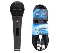 Rode M1-S - Micrófono dinámico para voces y actuaciones en directo con cable de micrófono keepdrum