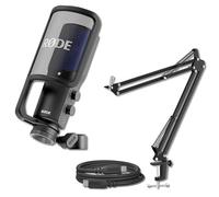 Rode NT-USB+ Micrófono de condensador USB con cable USB-C StreamEye USB-C negro Rode SC27 y brazo ajustable