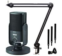 Rode NT-USB Mini - Micrófono condensador de estudio USB + keepdrum MS138 brazo de micrófono