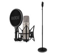 Rode NT1 5th Generation - Micrófono de estudio con soporte de micrófono de una mano keepdrum