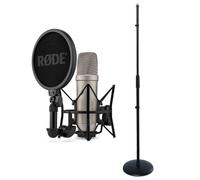 Rode NT1 - Micrófono de estudio de 5ª generación con soporte recto para micrófono