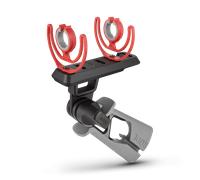 RØDE PG2-R Empuñadura tipo pistola con montura antichoque equipada con monturas dobles Rycote Lyre