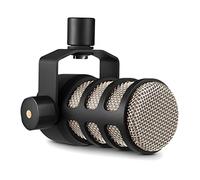 RØDE PodMic Micrófono dinámico de calidad de transmisión RØDE PodMic con montura giratoria integrada para podcasting, transmisión, juegos y grabación de voz