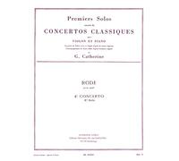 Rode premiers solos concertos classiques no 4 violin & piano book