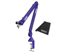 Rode PSA1+ Plus - Brazo articulado para micrófono de mesa, color morado con gamuza de microfibra