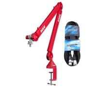 Rode PSA1+ Plus - Brazo articulado para micrófono de mesa, color rojo